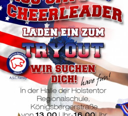 Cheerleader Tryout am 5. März